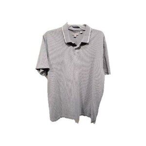 Ted Baker Polo Shirt Mens Xl Gray Casual Golf Polo Short Sleeve Preowned